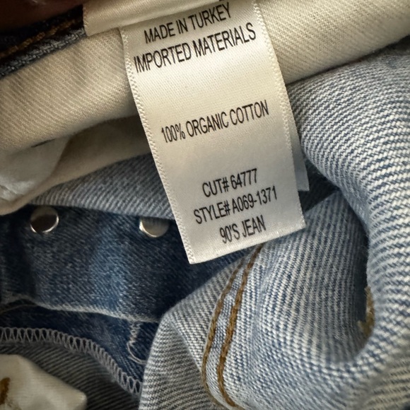 AGOLDE 90’s Denim Straight Jeans Size 26 - Picture 7 of 7